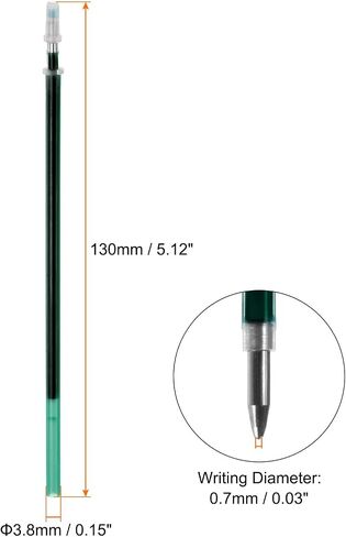 HARFINGTON Auto Disappearing Ink Pen Refills 100pcs 0.5mm Fabric Marker Pen Refill Magic Disappearing Ink Patchwork Marking Pens for Tailors Quilting Sewing Dressmaking, Red in Saudi Arabia