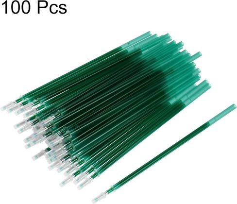 HARFINGTON Auto Disappearing Ink Pen Refills 100pcs 0.5mm Fabric Marker Pen Refill Magic Disappearing Ink Patchwork Marking Pens for Tailors Quilting Sewing Dressmaking, Red in Saudi Arabia