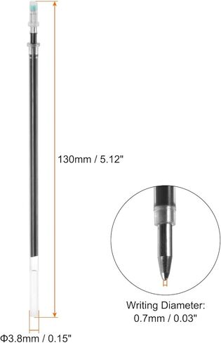 عبوات قلم حبر اختفاء تلقائي 100 قطعة 0.7 مم قلم تحديد النسيج إعادة تعبئة حبر سحري اختفاء أقلام تحديد مرقع للخياطين وخياطة اللحف، أصفر in Kuwait