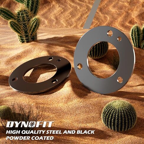 مجموعة أدوات التسوية الأمامية Dynofit للطرق الوعرة مقاس 1 بوصة متوافقة مع 2021+ Bronco 2wd 4wd، مجموعة رفع تعليق فاصل أمامي مقاس 1 بوصة، مطلية بمسحوق أسود in Kuwait