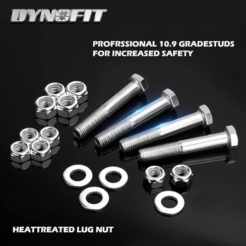 مجموعة أدوات التسوية الأمامية Dynofit للطرق الوعرة مقاس 1 بوصة متوافقة مع 2021+ Bronco 2wd 4wd، مجموعة رفع تعليق فاصل أمامي مقاس 1 بوصة، مطلية بمسحوق أسود in Kuwait