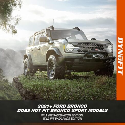 مجموعة أدوات التسوية الأمامية Dynofit للطرق الوعرة مقاس 1 بوصة متوافقة مع 2021+ Bronco 2wd 4wd، مجموعة رفع تعليق فاصل أمامي مقاس 1 بوصة، مطلية بمسحوق أسود in Kuwait