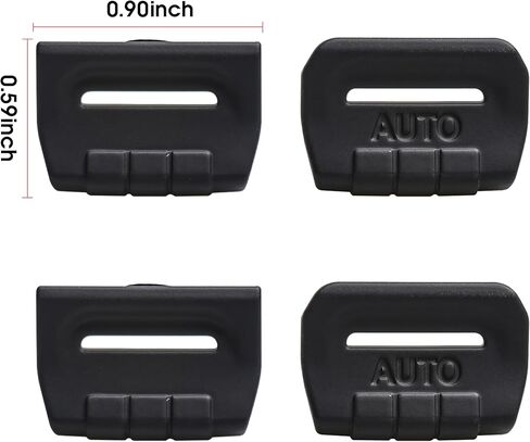 BESTAOO Center Console Window Switch Button Cover Trim Interior Accessories for 2018-2024 Jeep Wrangler JL JLU 4XE Gladiator JT 2/4 Door (OEM Black) in Kuwait