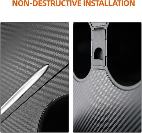 2021 2022 2023 for Tesla Model 3 Model Y Center Console Wrap Kit Console Cover Interior Decoration Wrap Kit for Tesla Accessories, White in Saudi Arabia