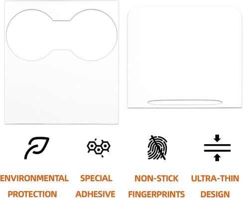 2021 2022 2023 for Tesla Model 3 Model Y Center Console Wrap Kit Console Cover Interior Decoration Wrap Kit for Tesla Accessories, White in Saudi Arabia