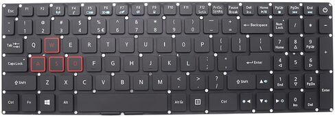 for Acer Predator Helios 300 G3-571 G3-572 New Keyboard FG3-572-72YF PH315-51 PH317-51 PH317-52 Aspire VX15 VX5-591G VX5-793 VX5-591G-54VG VX5-591G-76YZ VN7-593G VN7-793G Backlit US in Saudi Arabia