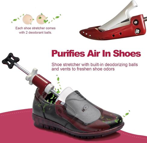 Shoe Stretcher for Men Women, 4-Way Adjustable Length Width & High Shoe Trees for Wide Feet Toe Box Thick Instep in Saudi Arabia