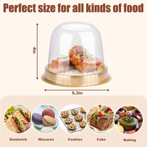 Mity rain 50Pack Small Charcuterie Boxes with Clear Lids, Charcuterie Cups To Go Containers with Lids, Charcuterie Boards Dessert Boxes for Sandwich, Cookie, Sushi, Cake in Saudi Arabia