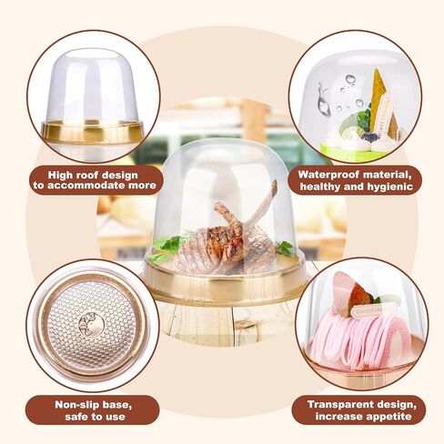 Mity rain 50Pack Small Charcuterie Boxes with Clear Lids, Charcuterie Cups To Go Containers with Lids, Charcuterie Boards Dessert Boxes for Sandwich, Cookie, Sushi, Cake in Saudi Arabia