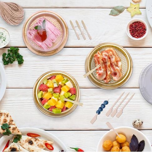 Mity rain 50Pack Small Charcuterie Boxes with Clear Lids, Charcuterie Cups To Go Containers with Lids, Charcuterie Boards Dessert Boxes for Sandwich, Cookie, Sushi, Cake in Saudi Arabia