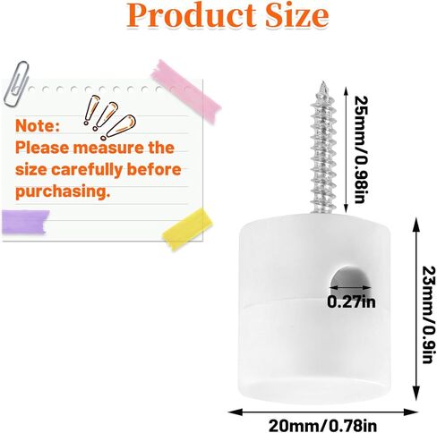 6 عبوات من خطافات غنيمة للسقف، خطاف غنيمة معلق، خطاف تعليق كبير للسقف، خطافات سقف حديثة لضوء غنيمة مع نوعين من البراغي in Kuwait