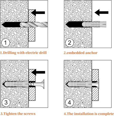 6 عبوات من خطافات غنيمة للسقف، خطاف غنيمة معلق، خطاف تعليق كبير للسقف، خطافات سقف حديثة لضوء غنيمة مع نوعين من البراغي in Kuwait
