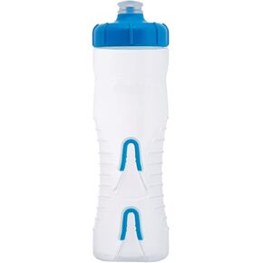 Fabric Cageless Water Bottle, 750ml, Clear/Blue