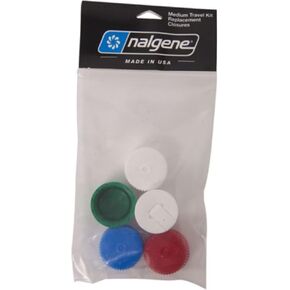 Nalgene 2570-0001 Replacement Caps, Travel Kits 5 Pack