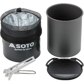 SOTO ThermoLite Cook Set – Lightweight Camping Cooking Set for Sports and Outdoors Camping and Hiking, Camping Cooking Gear for Backpacking and Hiking