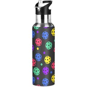 Mexican Axolotl Sport Water Bottle with Straw Lid Double Wall Vacuum Insulated Stainless Steel Water Bottle 20 oz