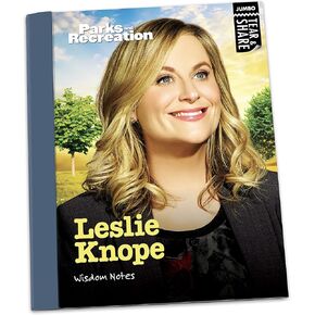 Parks and Recreation Merchandise Ron Swanson and Leslie Knope Wisdom Notes Funny Quotes from Parks and Rec TV Series, Set of 2