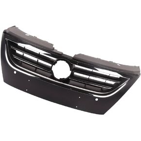 TOPAZ 3C8853651P VW1200145 Bumper Upper Grille Black w/Chrome Trim Compatible with VW Volkswagen Passat CC 2009 2010 2011 2012 in Saudi Arabia