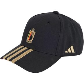 adidas Standard Belgium Soccer Cap, Black/Dark Football Gold