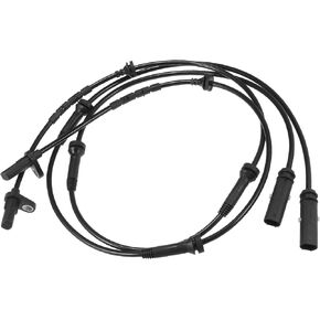 Car ABS Wheel Speed Sensor 34526869292 for BMW X3 2009-2017 Plastic Black (Set of 2)