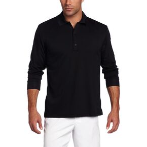 Greg Norman Collection Men's Srtck Long Sleev PCD Polo