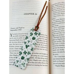 USA Made Genuine Leather Bookmarks, Leather Bookmark, Unique, Readers, Bookworms, Gift Idea, Cross, Spiritual, Christian, Holy, Teacher Gift, Cute Page Marker (Believer), White