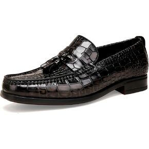 Mokilife Men's Casual Dress Shoes,Leather Formal Dress Loafers Slip on Shoes for Men