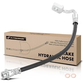A-Premium Rear Passenger Brake Hydraulic Hose Compatible with Chevy Models - Impala 2011-2013, Impala Limited 2014-2016 - Replace# 20853704