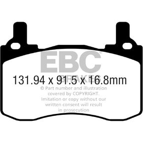 EBC Brakes DP42357R Yellowstuff Pads