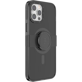 PopSockets Black iPhone 12 Case and iPhone 12 Pro Case with Phone Grip and Slide Compatible with MagSafe in Kuwait