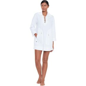Lauren Ralph Lauren Women's Lace Up Tunic Cover Up