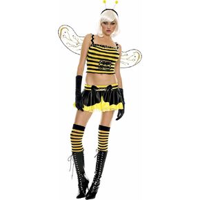 Music Legs Women's Sexy Honey Bee