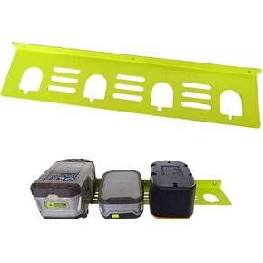 Metal Battery Holder Mounting Organizer Fit for RYOBI 18V Ni-Mh Lithium-Ion ONE+ Battery 1PACK in Kuwait