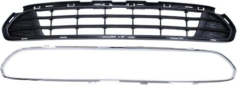 ApplianPar Front Bumper Lower Grille with Chrome Molding Trim Kit for Ford Fusion 2010-2012 in Saudi Arabia