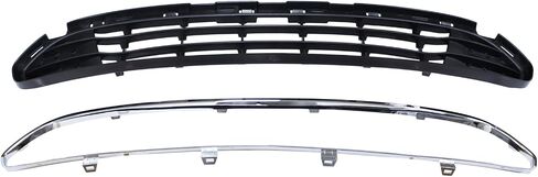 ApplianPar Front Bumper Lower Grille with Chrome Molding Trim Kit for Ford Fusion 2010-2012 in Saudi Arabia