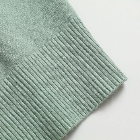 سترة نسائية كارديجان بياقة V محبوكة وأكمام طويلة وأزرار بلون سادة، سترات كاجوال in Kuwait