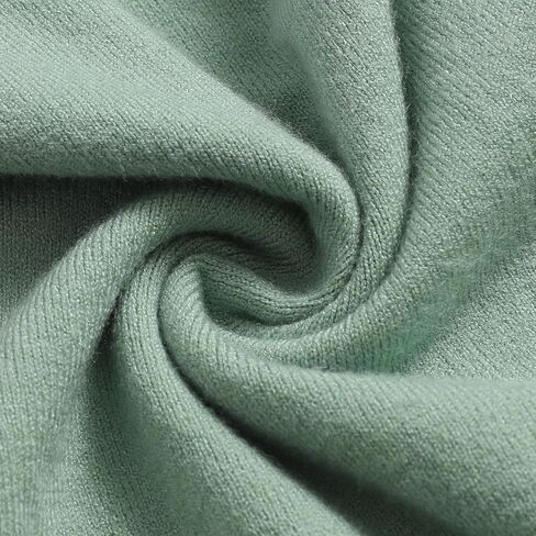 سترة نسائية كارديجان بياقة V محبوكة وأكمام طويلة وأزرار بلون سادة، سترات كاجوال in Kuwait