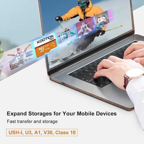 KOOTION بطاقة ذاكرة Micro SD سعة 64 جيجابايت مكونة من 3 حزم، بطاقة ذاكرة microSDXC عالية السرعة U3، بطاقة ذاكرة فلاش A1، V30 TF لتسجيل فيديو بدقة 4K in Kuwait