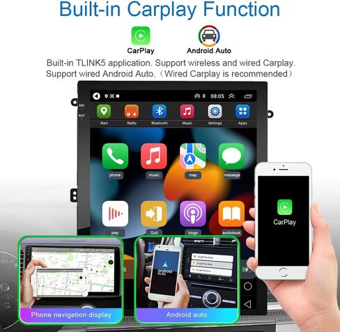 Android 12 for Subaru Outback Legacy Radio 2009-2014 Car Stereo 10.1" Touchscreen Wireless Carplay Android Auto DSP Bluetooth GPS Navigation FM with Free Reverse Camera in Saudi Arabia