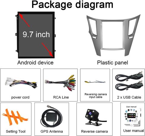 Android 12 for Subaru Outback Legacy Radio 2009-2014 Car Stereo 10.1" Touchscreen Wireless Carplay Android Auto DSP Bluetooth GPS Navigation FM with Free Reverse Camera in Saudi Arabia