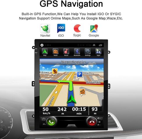 Android 12 for Subaru Outback Legacy Radio 2009-2014 Car Stereo 10.1" Touchscreen Wireless Carplay Android Auto DSP Bluetooth GPS Navigation FM with Free Reverse Camera in Saudi Arabia