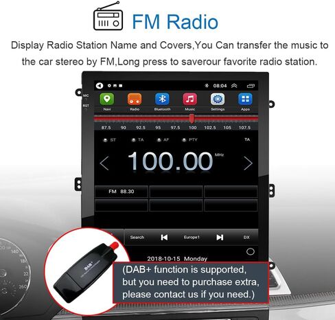 Android 12 for Subaru Outback Legacy Radio 2009-2014 Car Stereo 10.1" Touchscreen Wireless Carplay Android Auto DSP Bluetooth GPS Navigation FM with Free Reverse Camera in Saudi Arabia