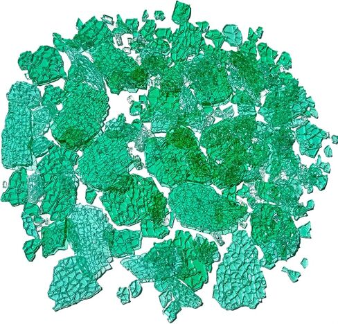 رقائق الزجاج المتدرج الأزرق بلاط الفسيفساء للحرف الفنية، حزمة قيمة 3.5oz بلاط الزجاج الملون لمشاريع صنع الفسيفساء in Kuwait