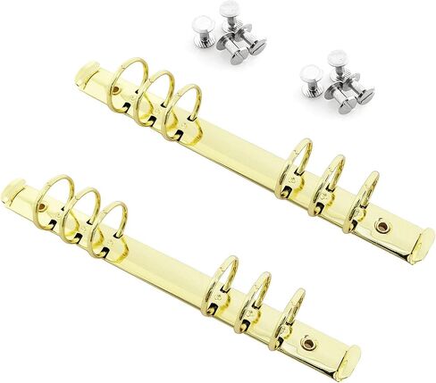 2 قطعة A5 دفتر 6-Hole حلقة الموثق آليات 1.9 سنتيمتر قطر أسود اللون مشبك معدني حلقة الموثق DIY بها بنفسك ملء ورقة تخزين مجلد الملحقات in Kuwait