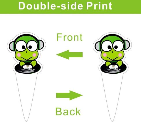 25Pcs Frog of Keroppi Cupcake Toppers and Cake Toppers for Kids Birthday Cake Decorations Party Supplies. in Saudi Arabia