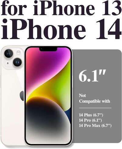 GVIEWIN مصمم لهاتف iPhone 14، جراب iPhone 13 مقاس 6.1 بوصة، [اختبار السقوط من الدرجة العسكرية 10FT] غطاء هاتف واقي ناعم من مادة TPU الواقية من الصدمات، لؤلؤي/ذهبي in Kuwait