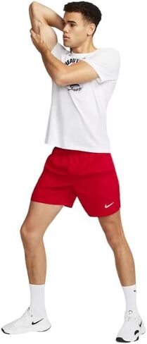 Nike Challenger Men's Dri-FIT 7" Unlined Running Shorts (University Red/University Red/Black) Size 2XL in Saudi Arabia