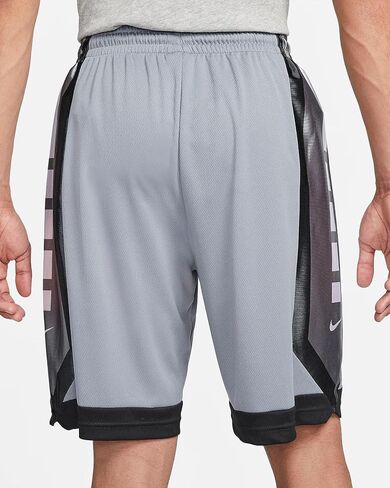 Nike Dri-FIT Elite Men's Basketball Shorts (XX-Large, Cool Grey/Black/White/White) in Saudi Arabia