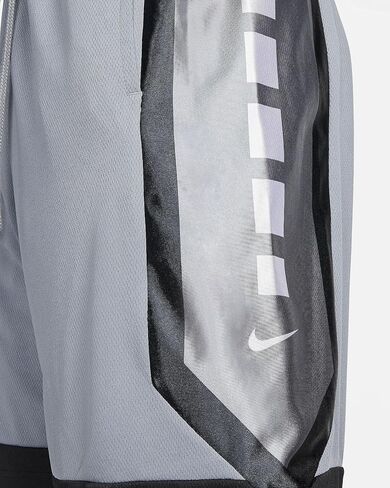 Nike Dri-FIT Elite Men's Basketball Shorts (XX-Large, Cool Grey/Black/White/White) in Saudi Arabia