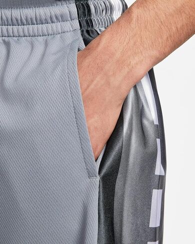 Nike Dri-FIT Elite Men's Basketball Shorts (XX-Large, Cool Grey/Black/White/White) in Saudi Arabia